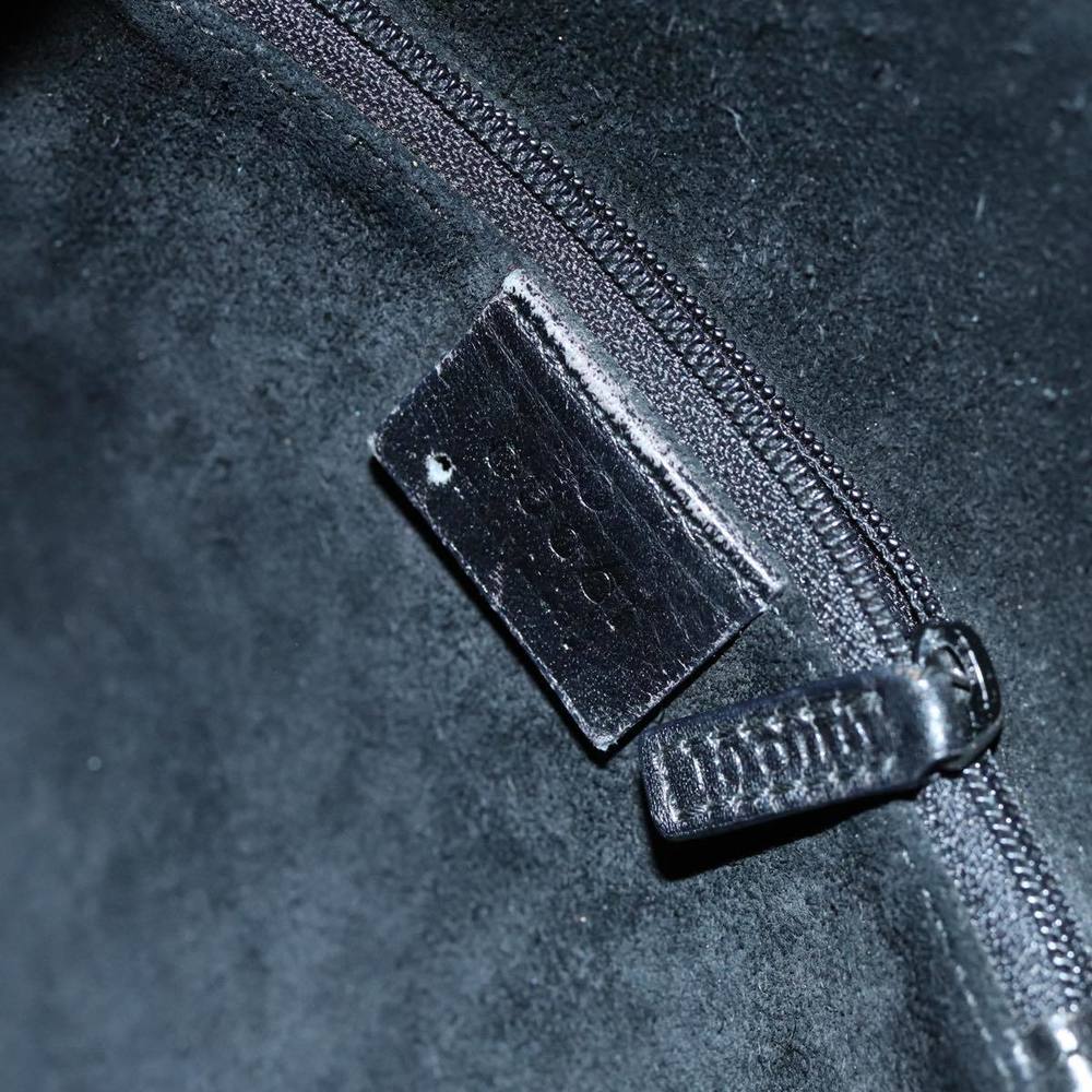 GUCCI Hand Bag Suede Outlet Black 001 3738 Auth 74647 - Picture 10 of 16
